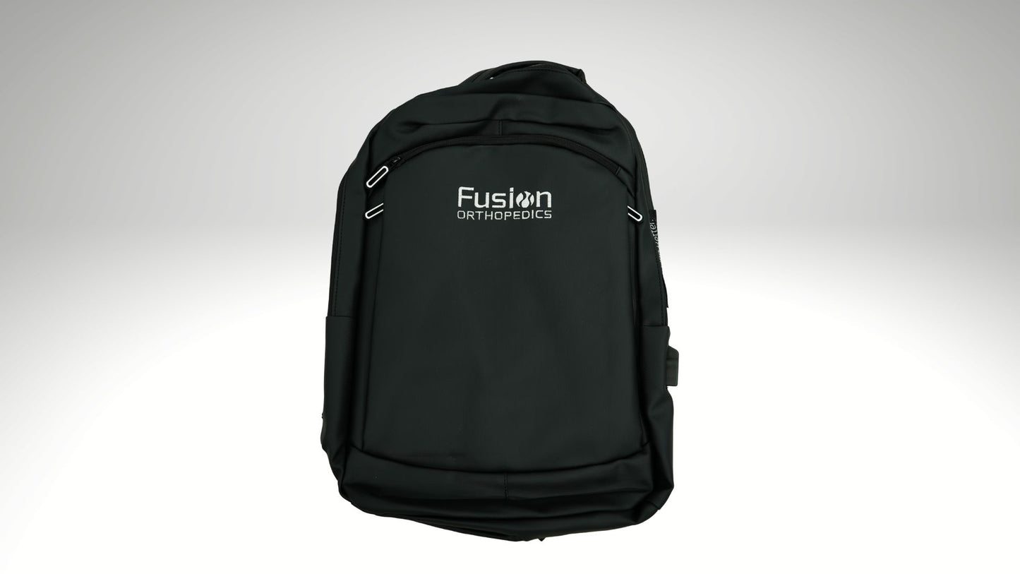 Modern Black Fusion Orthopedics Backpack
